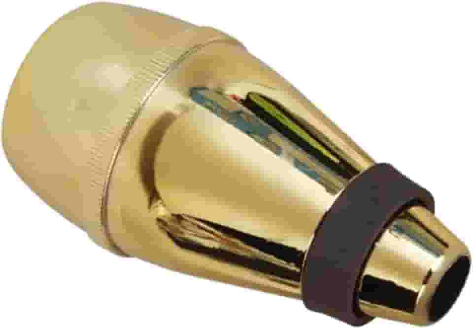 YIJU Surdina reta para silenciador de som de trompete, acessório de fácil instalação, surdina de prática de trompete BB para músicos de palco, Ouro