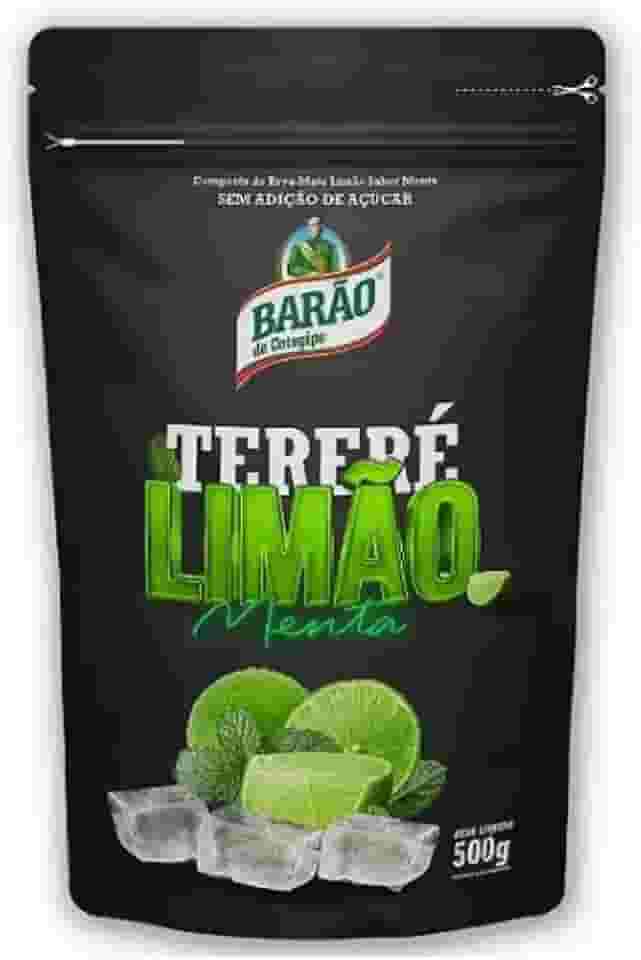 Erva Mate Terere Limão e Menta Sem açúcar Barão 500g