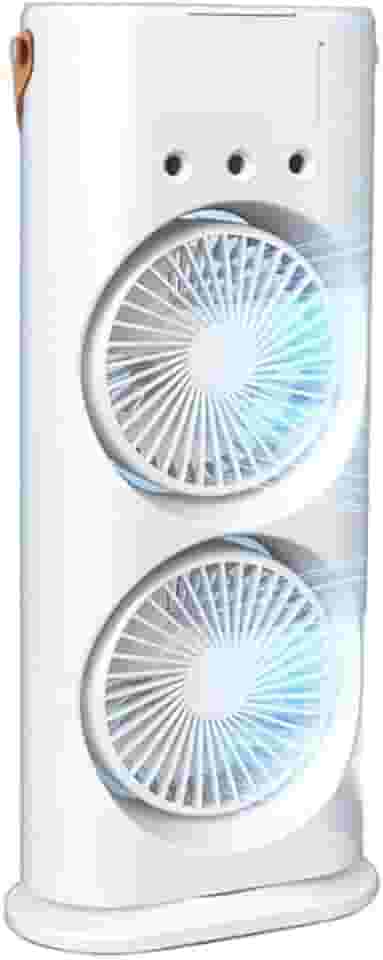 Mini Ar Condicionado Portátil 3 Em 1 – Ventilação, Umidificação e Resfriamento, USB, Silencioso, Ideal para Quarto, Sala e Escritório