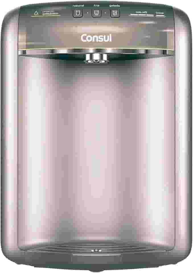 Purificador de Água Titanium de Alta Capacidade de Refrigeração, Consul, CPB36AFBNA, Cinza 220V