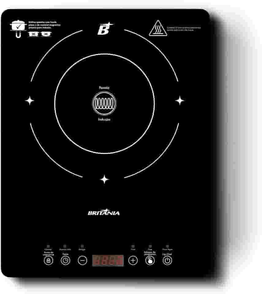 Cooktop de Indução Philco BCT10A Diferentes Níveis de Potência e Temperaturas 220V