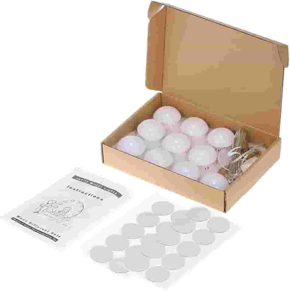 Andoer Kit de 10 luzes LED para espelho de maquiagem com lâmpadas reguláveis ​​Faixa de luminária para penteadeira de maquiagem definida na porta USB do camarim