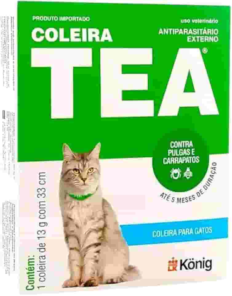 KONIG Coleira Tea - Antipulgas E Carrapatos Para Gatos