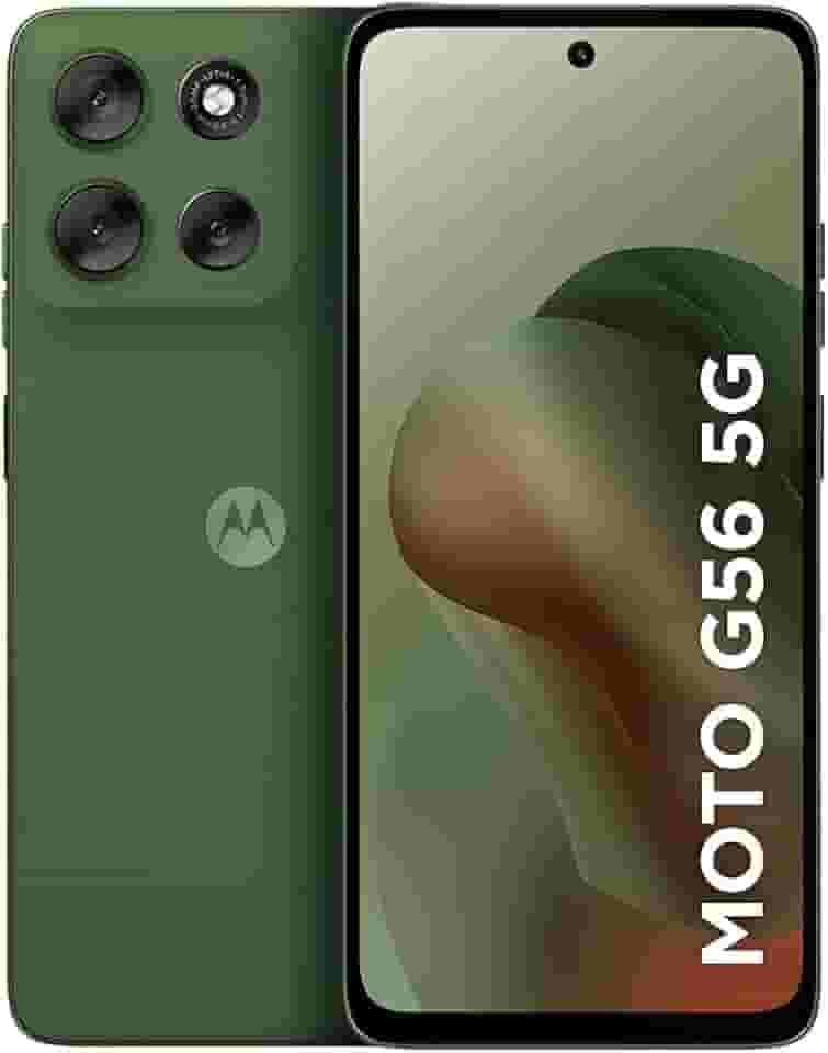 Smartphone Motorola Moto g56 5G - 256GB 24GB (8GB RAM+16GB Ram Boost) e 50MP Sony Lytia 600 Camera Ultrarresistencia militar IP68 + IP69 - Verde