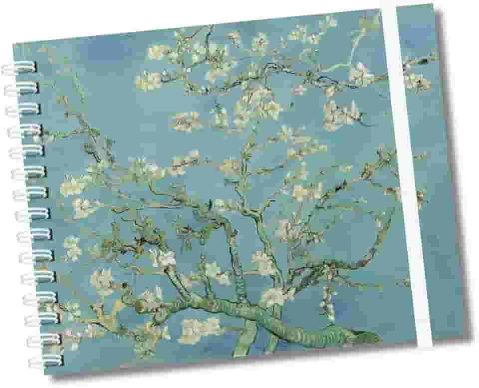 Sketchbook Capa Dura Desenho E Aquarela papel offset 180g Temas artistas (MODELO 2)