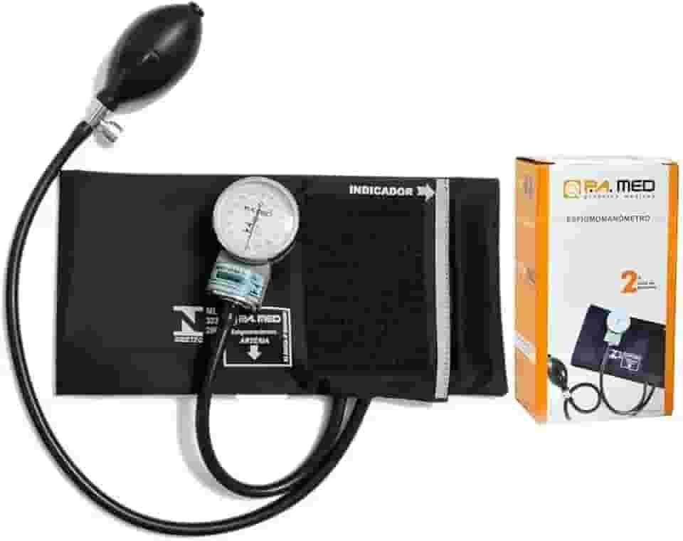 Esfigmomanômetro P A Med Com Selo Do Inmetro E Anvisa (Preto)
