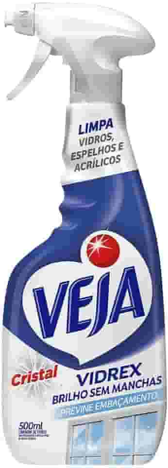 Veja Limpa Vidros Spray Vidrex Cristal 500Ml