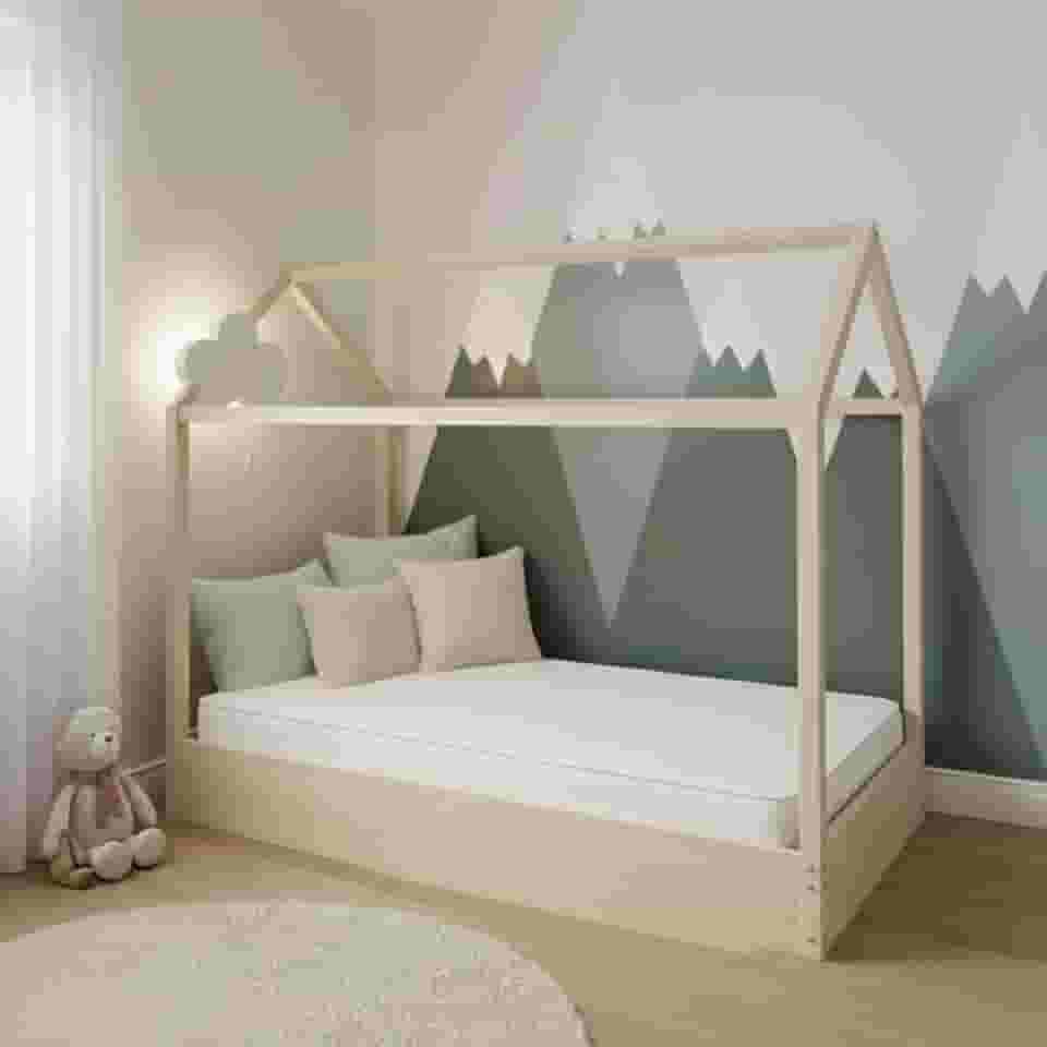 Colchão De Berço Infantil Americano D20 Quarto Cama 130x70x10