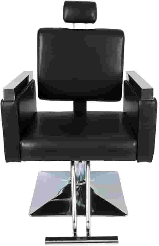 Cadeira Hidráulica Reclinável Barbeiro Salão Pelegrin Pel-2613 Preto