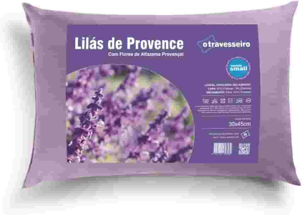 Travesseiro Infantil Com Aromaterapia Lavanda Antialérgico 30x45cm Toque Macio Confortável