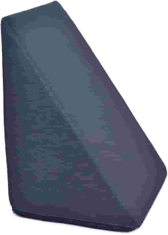 Travesseiro Triangular Leitura Espuma Encosto Adulto Apoio Costas Anatômico (Preto)