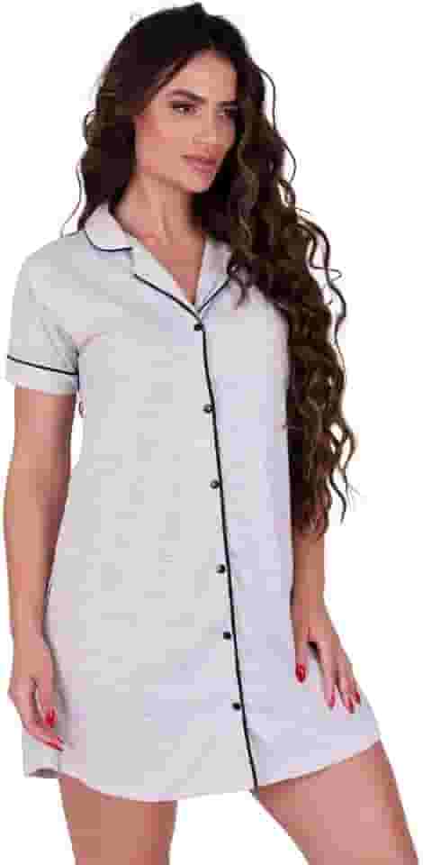 Camisola Americana com Botões Amamentação Blogueira