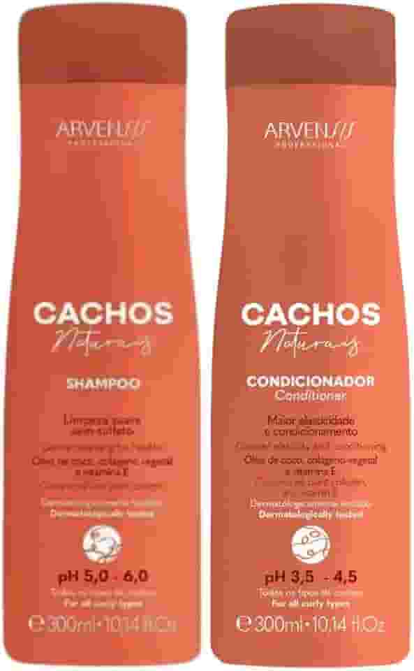 Kit Arvensis Cachos Naturais Shampoo + Condicionador - 300ml