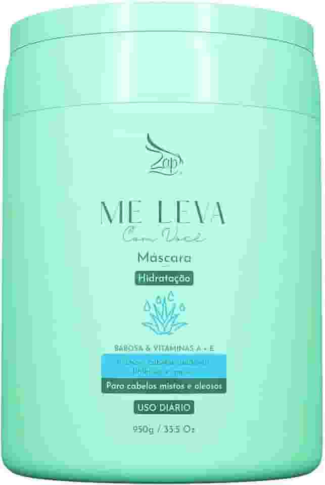 Zap Me Leva Com Você - Máscara Hidratação Babosa e Vitaminas A+E 950g