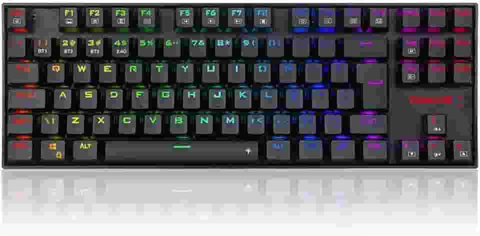 TECLADO MECANICO KUMARA PRO RGB WIRELESS E BLUETOOTH PRETO SWITCH BLUE