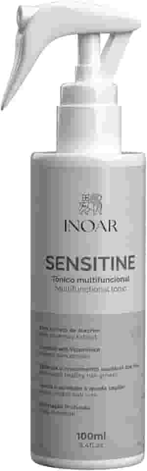 Inoar, Sensitine, Tônico Capilar Multifuncional, Fortalecimento, Crescimento Saudável e Hidratação, Extrato de Alecrim, Aloe Vera e Complexo Vitamínico, Vegano – Para Cabelos Frágeis ou com Queda, 100ml