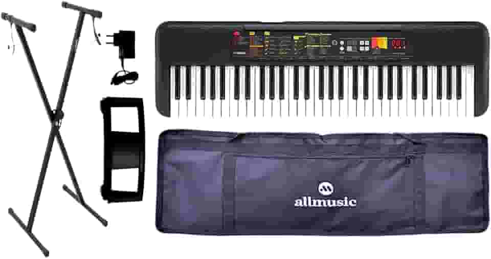 Kit Teclado PSR-F52 + Capa Allmusic + Suporte + Acessórios