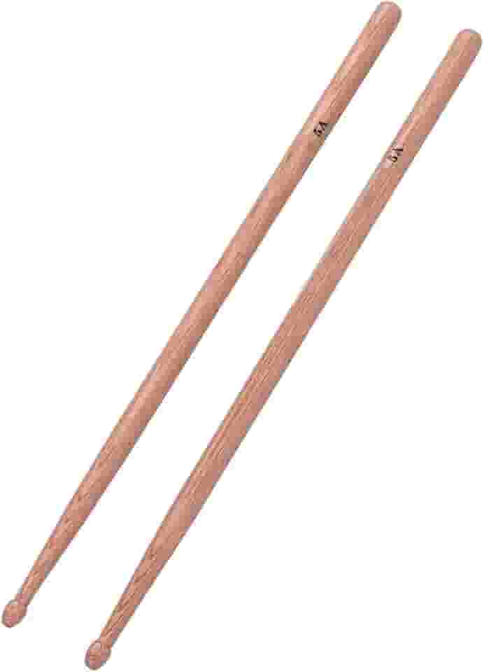 Sanpyl Baquetas de Nogueira Padrão 5B para Tocar Bateria, Responsivas e Confortáveis, 1 par para Acessórios de Bateria (Sanpylz2akvwtgx8-5A)