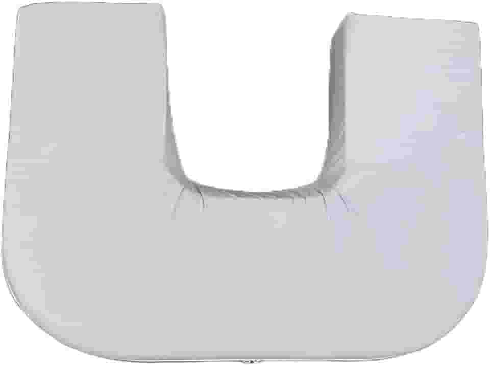 Almofada Amamentacao Gemeos Grande Lisa Cinza Gemelar