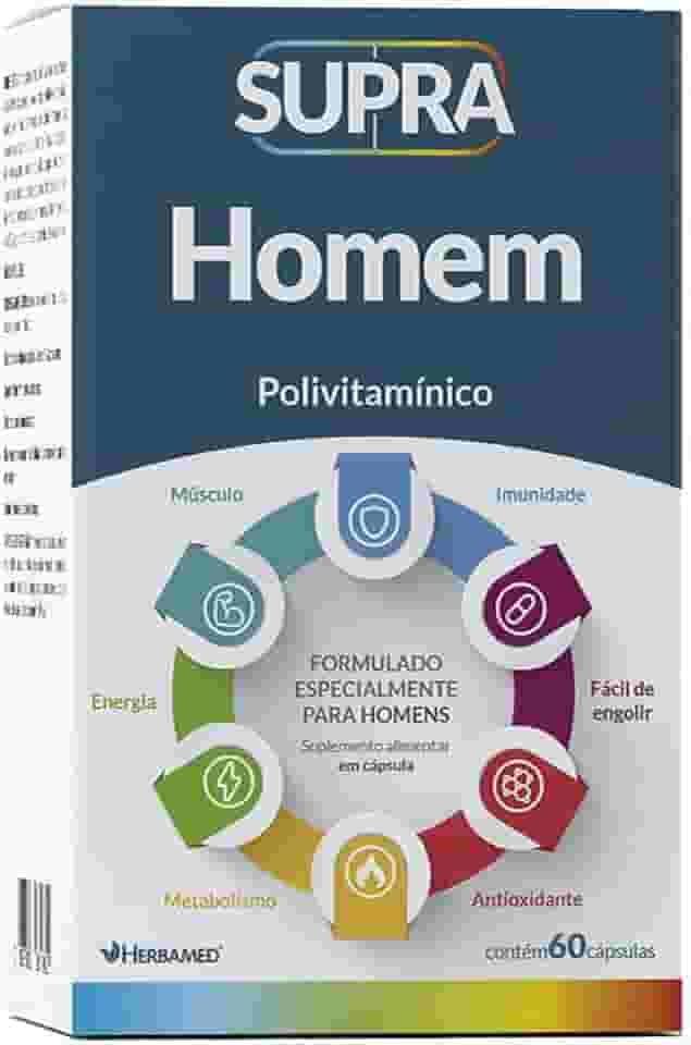 Herbamed Supra Homem Polivitamínico - 60 Cápsulas -