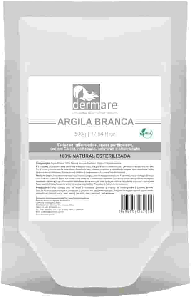DERMARE Argila Branca Clareadora 500G
