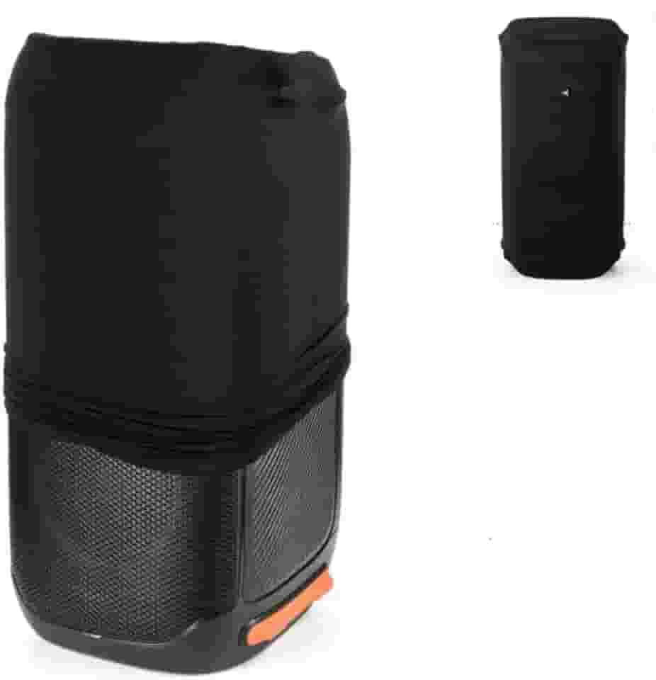 Coyktonty Capa protetora para alto-falante inteligente JBL Partybox 100/110 capa de alto-falante de lycra de áudio capa elástica protetora contra poeira para alto-falante JBL, acessórios de
