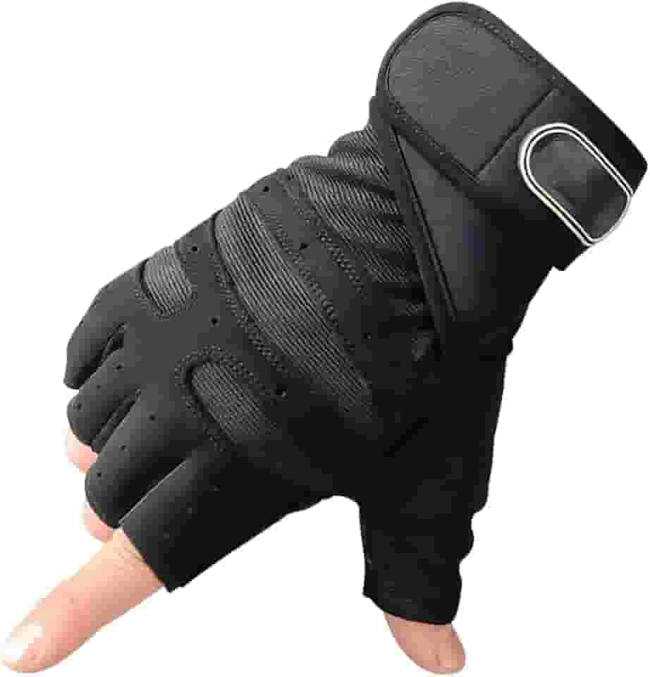 Par de Luvas de Academia para Musculação Meio Dedo Luva Fitness Treino Esporte Atividades Exercicios Ginastica