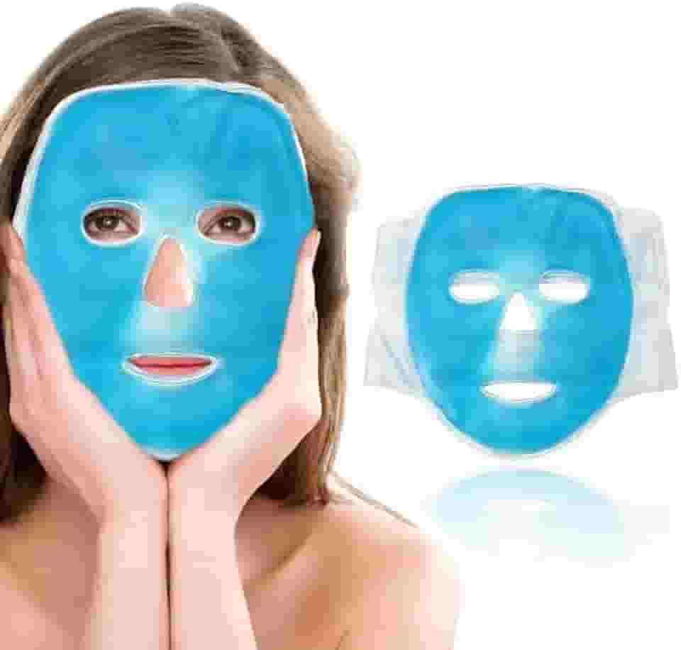 Máscara Térmica Rosto Facial Gel Quente Ou Fria Relaxante