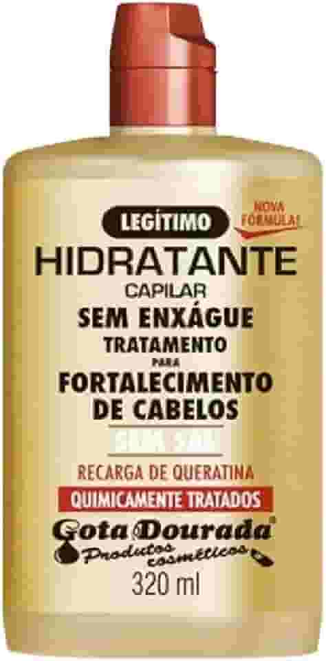 Creme para Pentear 320 ml Quimicamente Tratados, Gota Dourada