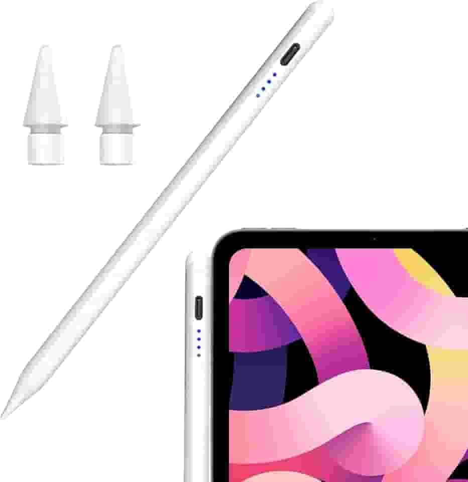 Caneta Stylus Touch Screen Recarregável USB – Ponta Fina 1.5mm com Indicador LED, Caneta Capacitiva Universal Compatível com iPad, Tablet, Celular e Notebook – Android e iOS | Premium