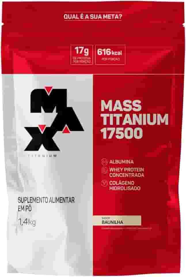 Max Titanium Mass Titanium 17500-1400 G Refil Baunilha