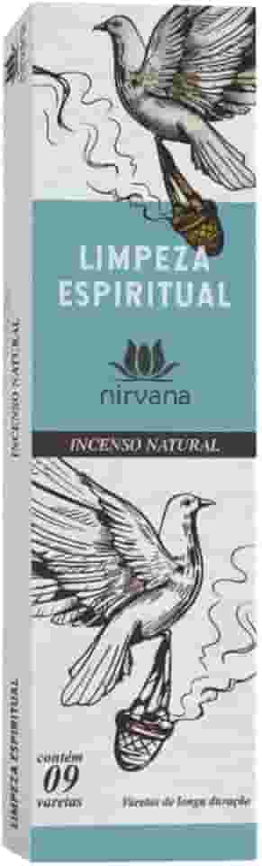Incenso Nirvana Limpeza Espiritual - 9 Varetas