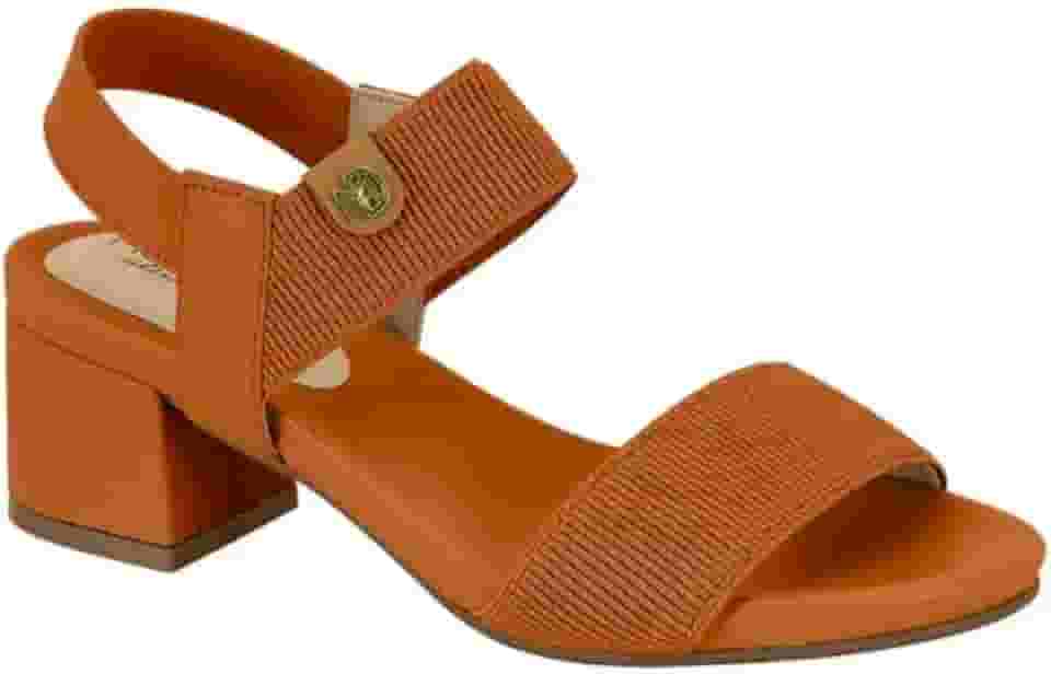 Sandália Feminina Modare Salto Blocado Calce Fácil