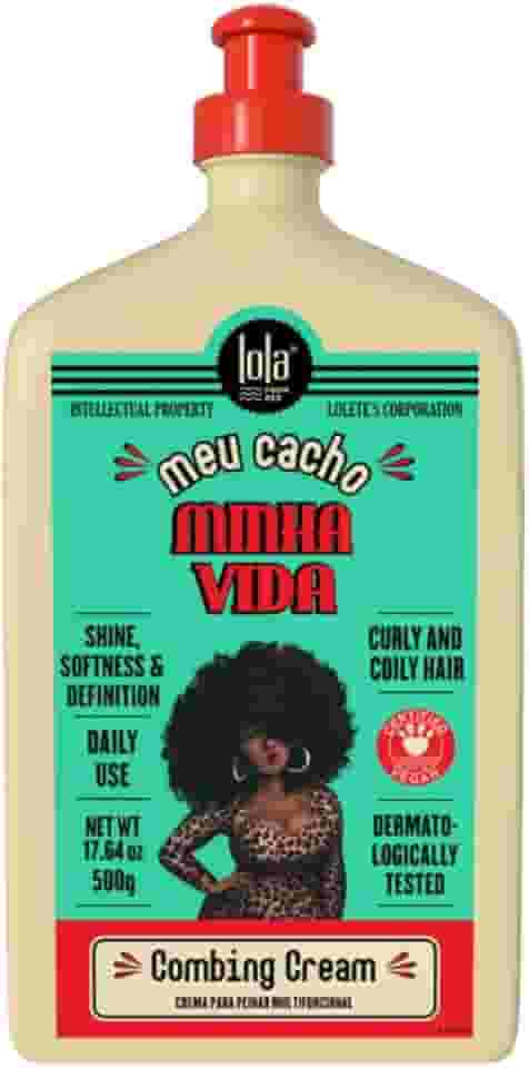 Lola From Rio - Meu Cacho Minha Vida - Creme de Pentear: brilho, maciez e definição. Cabelos Cacheados. 500ml