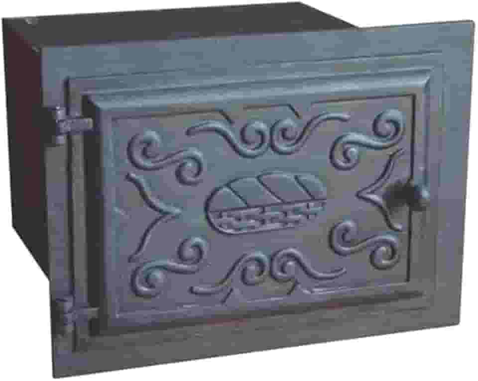 Forno Ferro Fundido Tampa Ferro Fogão Lenha 48x35x30cm P