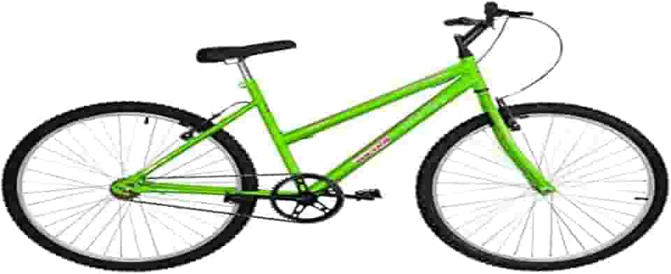 Bicicleta de Passeio Ultra Bikes Esporte Aro 26 Reforçada Freio V-Brake Sem Marcha Verde Kw