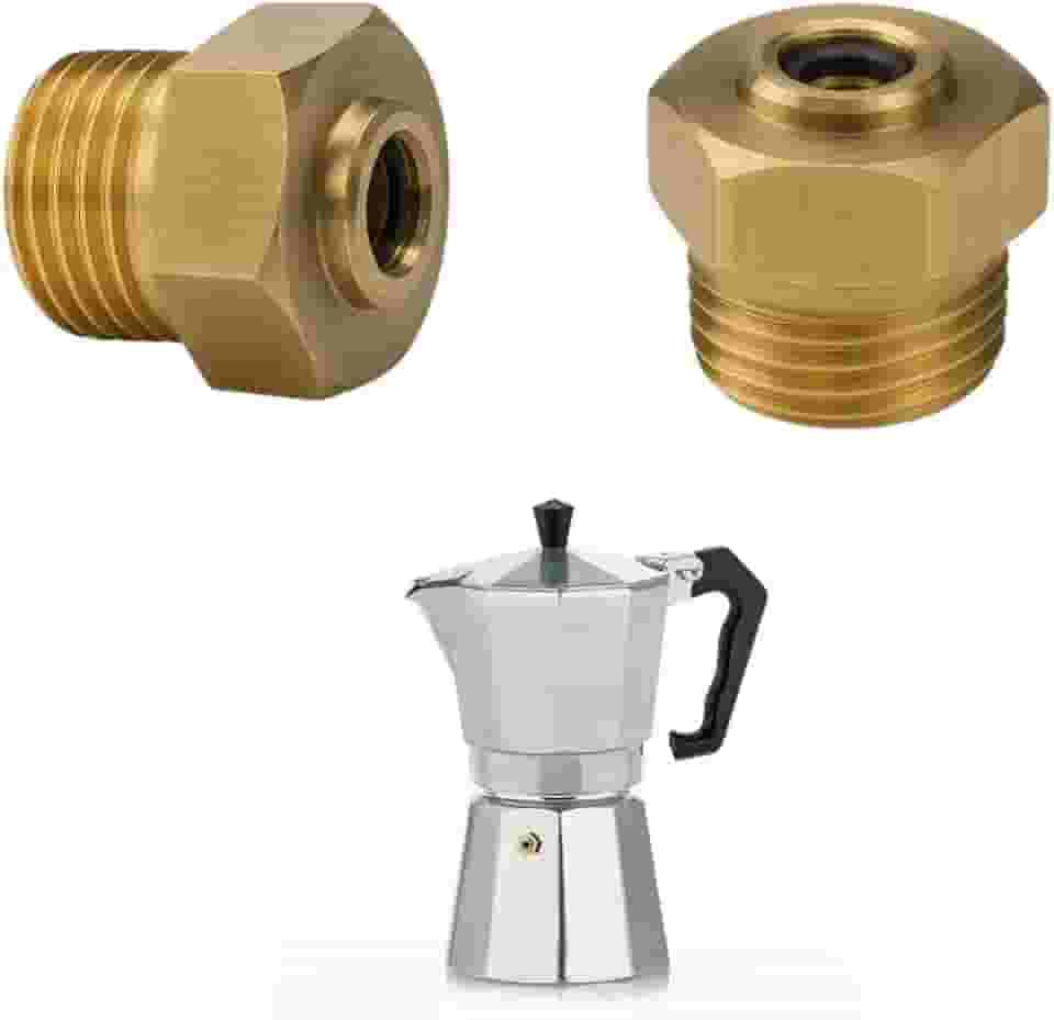 Válvula de Cobre Para Cafeteira Italiana 3 6 9 12 Cafés 2 Unidades