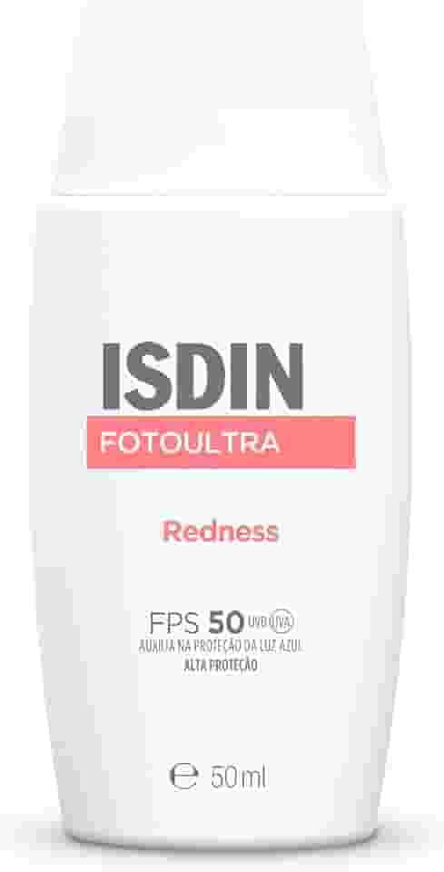 ISDIN Protetor Solar Facial FotoUltra Redness para Peles Sensíveis e Reativas FPS 50-50ml