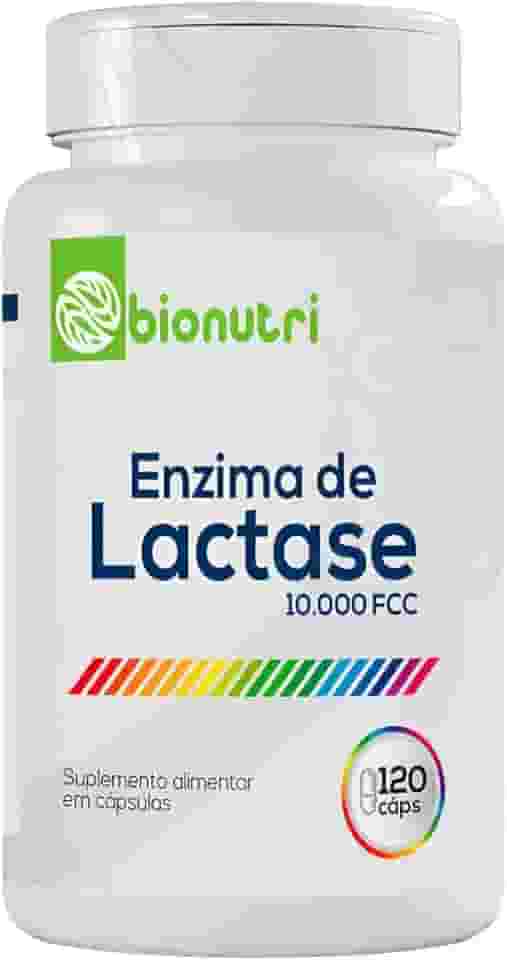 Enzima Lactase 10000 FCC Bionutri – 120 Caps - Lactose Lactoze Lactaze