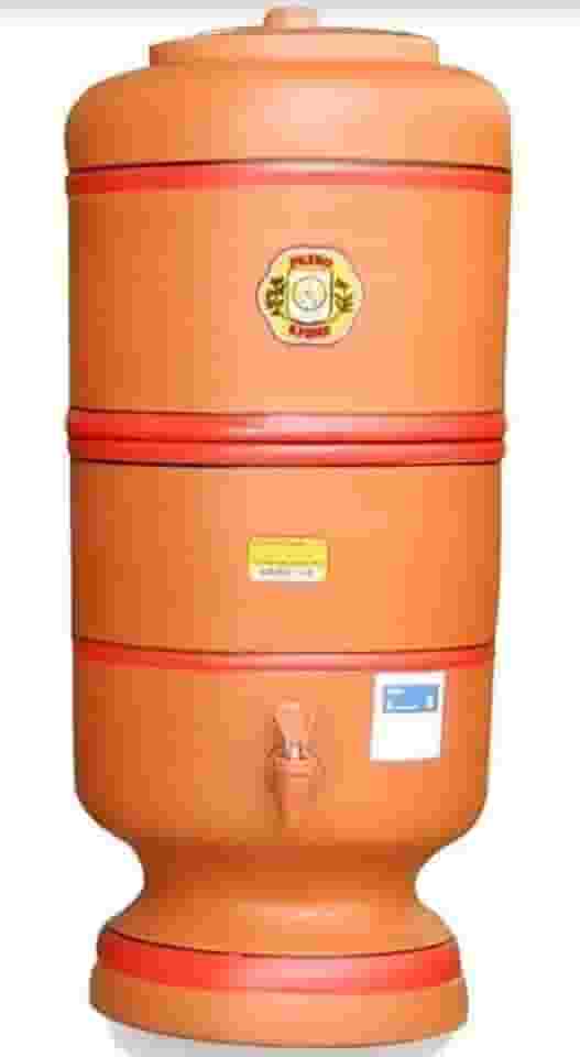 Filtro De Barro São Pedro 6 Litros com 2 Boias e 2 Velas Tripla Ação