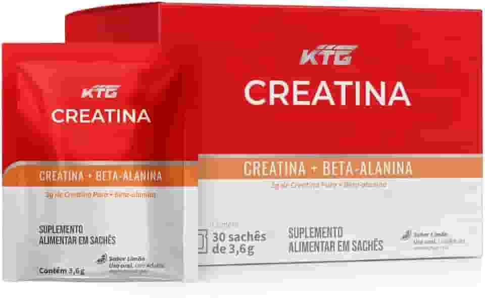 Katiguá, Creatina pura + Beta Alanina, Sabor Limão, 30 Sachês, 3,6 Gramas