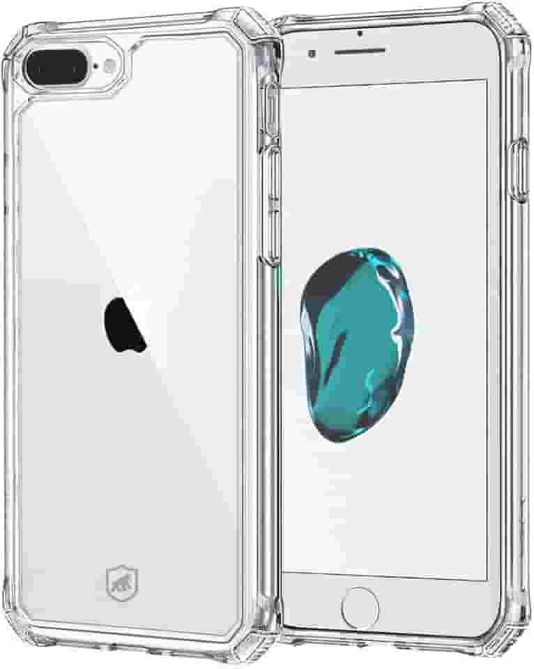 Gshield Capa Case Capinha Clear Proof Anti-impacto com Quinas Reforçadas (Transparente, iPhone 7 Plus / 8 Plus)