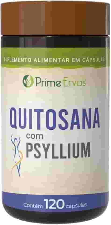 Quitosana Com Psyllium 500mg 120 Cápsulas