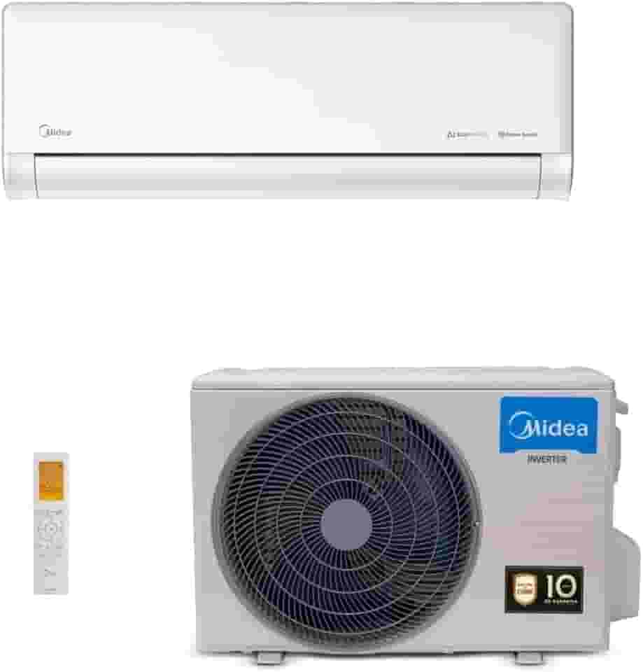 Ar Condicionado Split Hi Wall Ai Ecomaster Midea Inverter 18000 Btus Frio R32 220v