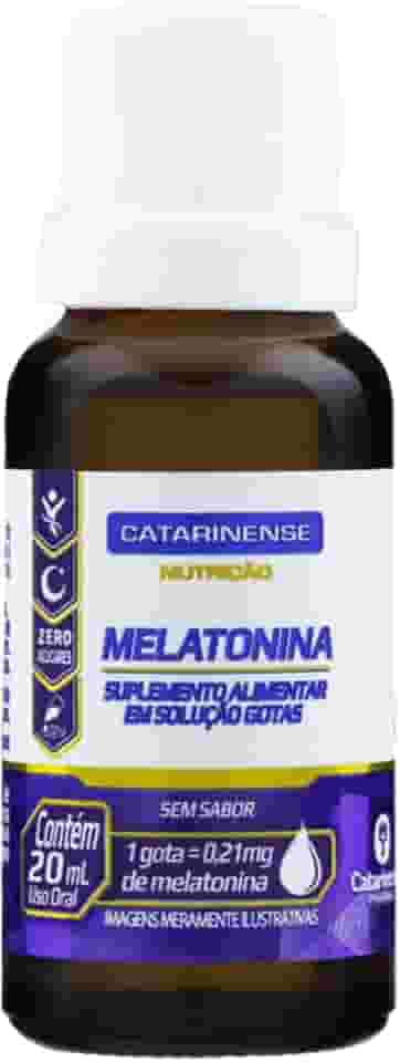 Melatonina em Gotas 0,21mg por Gota - Catarinense 20ml Sem Sabor
