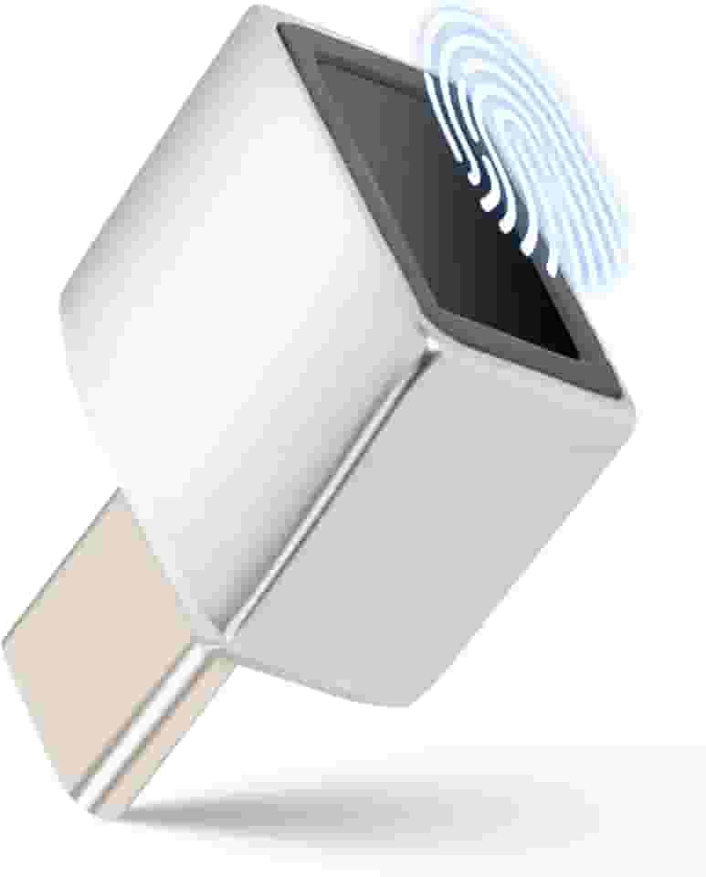 Yoidesu Leitor De Impressão Digital Usb-C, Scanner Biométrico, Olá, Plug And Play, Usb Tipo C, Dispositivo Identificação Compatível Com Pcs E Laptops 11 10 Polegadas, Autenticação Login Rápida Segur