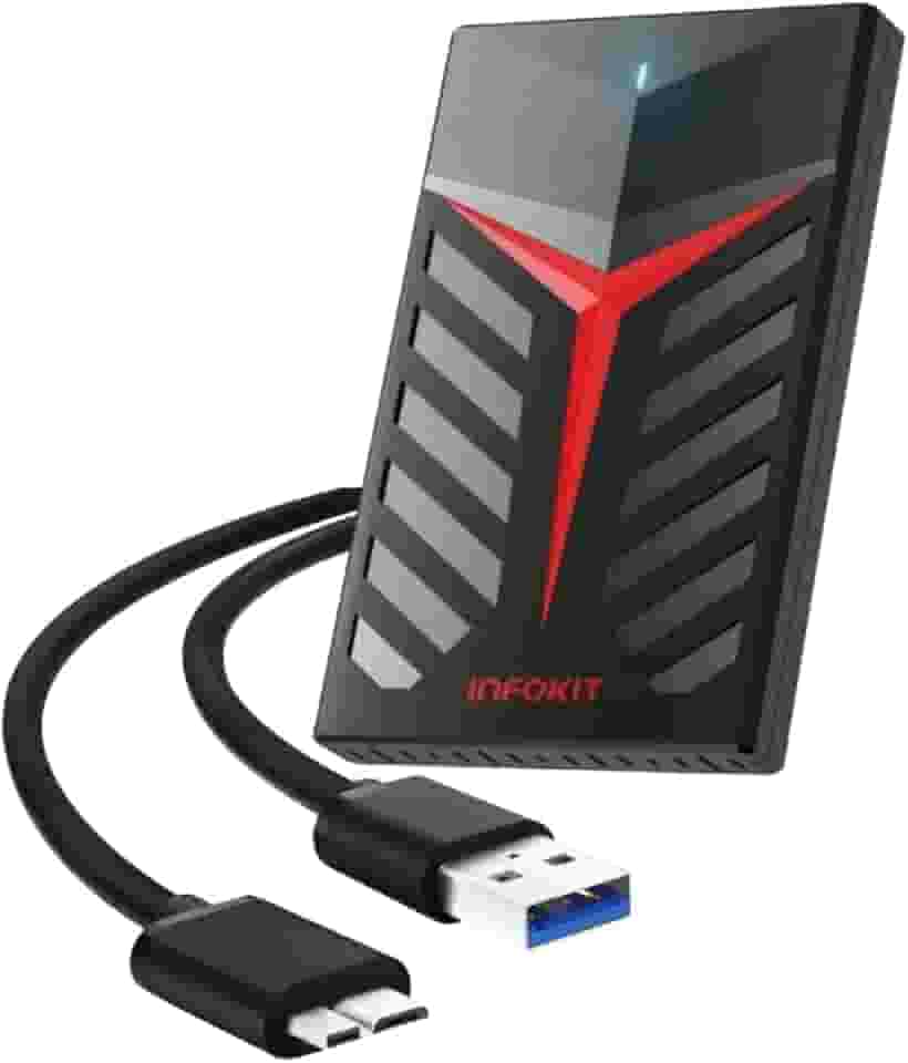 HD Externo Gamer 500GB USB 3.0, Portátil, para PC, Notebook, PS4 e Xbox One - Preto