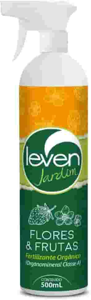 Fertilizante Orgânico Pronto Uso para Flores & Frutas Leven Jardim - 500 mL