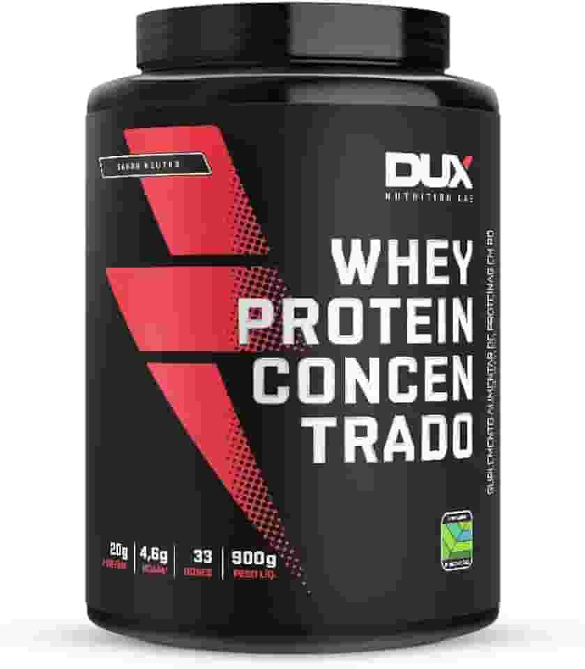 WHEY PROTEIN CONCENTRADO - POTE 900G Sem Sabor - Pote 900g