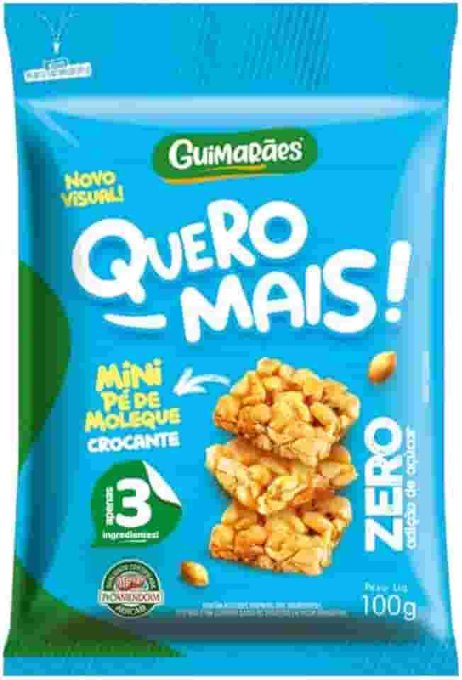 Quero Mais Pé de Moleque Zero 100g